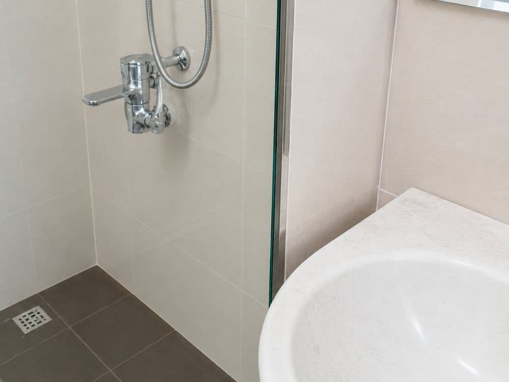 Bathroom after cleaning