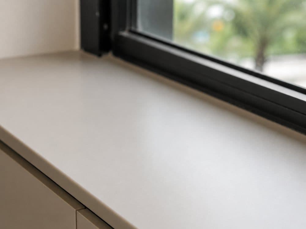 Surface after dust removal
