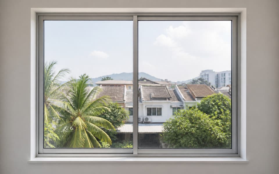 Standard sliding window panel