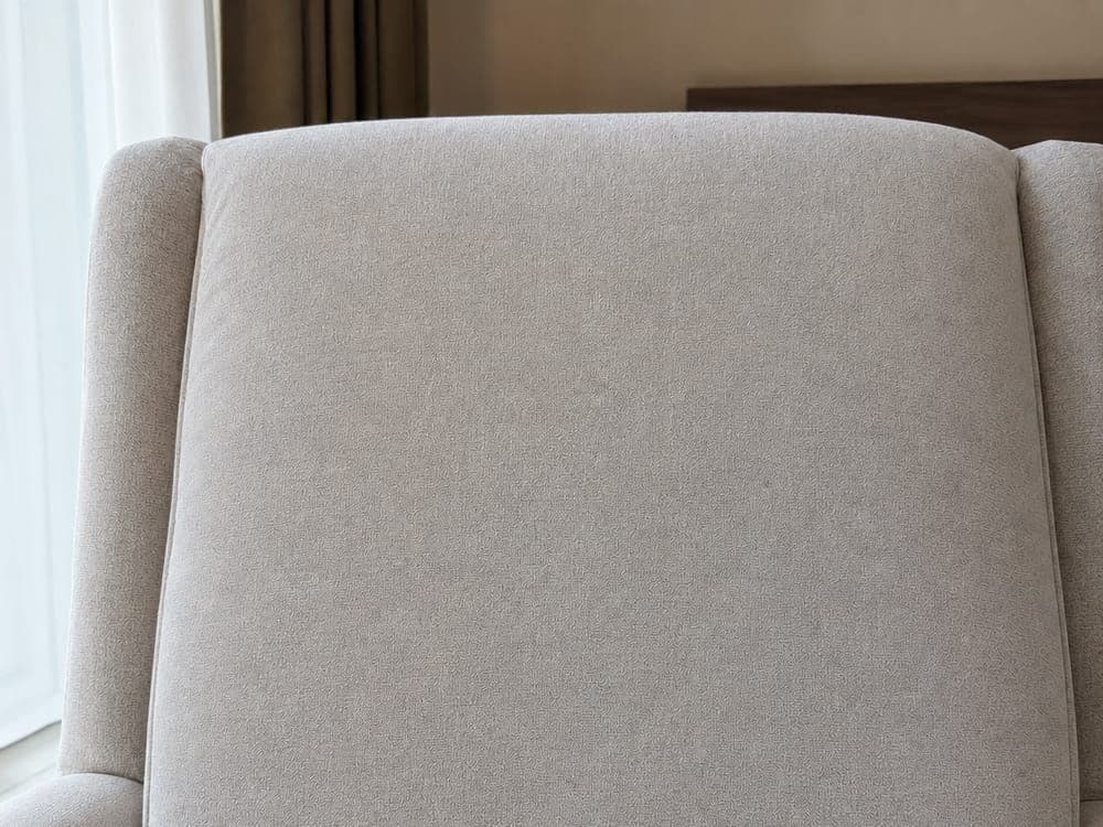 Upholstery refreshed to a rich, even tone