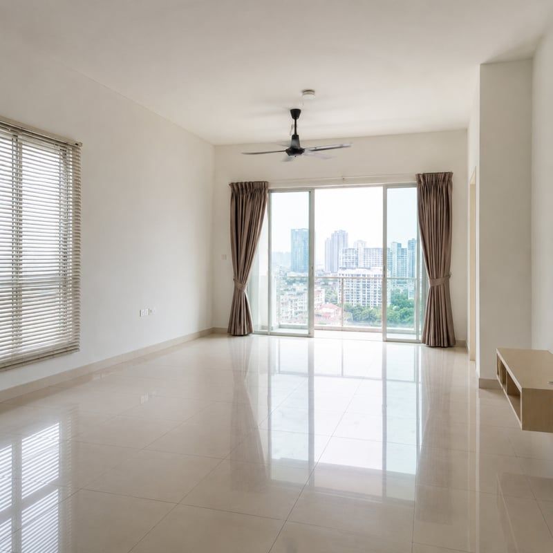 Spotless empty living room result